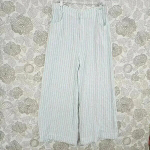 For Love And Lemons Striped Shimmer flare Leg Women's Pants XL 1963